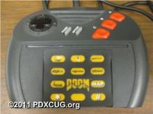 Atari Jaguar Controller with Doom Overlay Atari Jaguar Controller with Doom Overlay