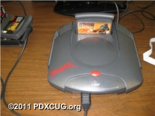 Atari Jaguar with Doom Cartridge Atari Jaguar with Doom Cartridge