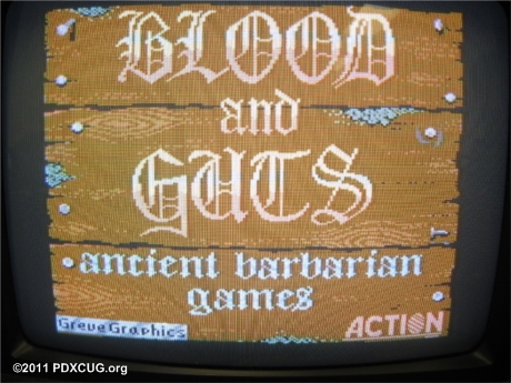 Blood and Guts on the Commodore 64 Blood and Guts on the Commodore 64